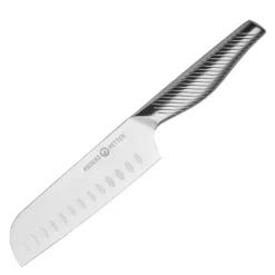 Santokukniv 30 cm børstet stål