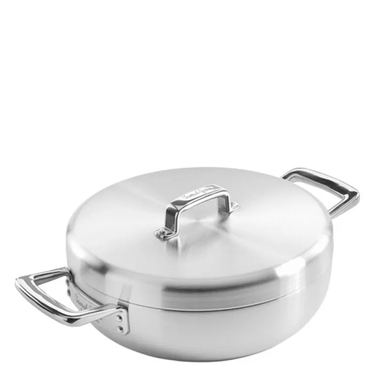 Sautépanne med lokk 28 cm urban rustfritt stål