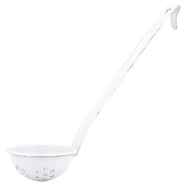 Øse 33 cm hvit