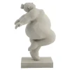 Serafina figur 23 cm grå