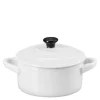 Signature minigryte 10 cm white