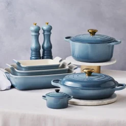 Signature rund gryte 4,2L chambray/gull