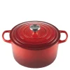 Signature støpejernsgryte rund 26 cm 6,3L cerise