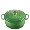 Signature støpejernsgryte rund 24 cm 4,2L bamboo green