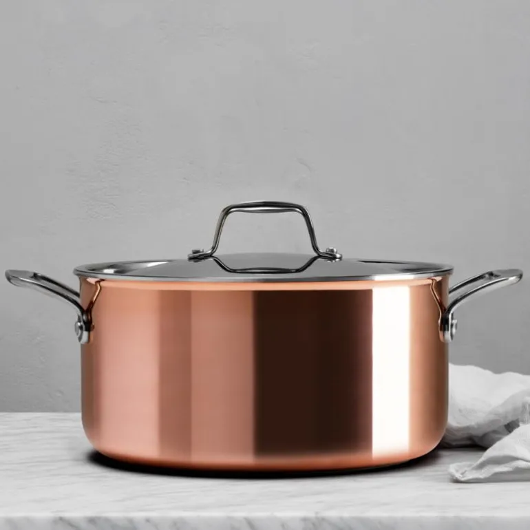 Signerat gryte 5,3L kobber