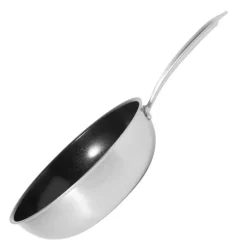 Signerat wok 28 cm rustfritt stål