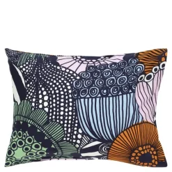 Siirtolapuutarha putetrekk 50x70 cm hvit/mørk blå/oransje