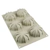 Silikonform mini Goccia 6 stk 6,8x3,3 cm