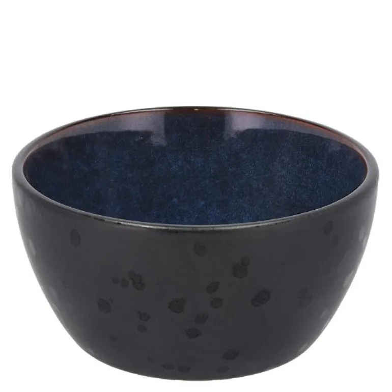 Skål 12 cm svart/blå