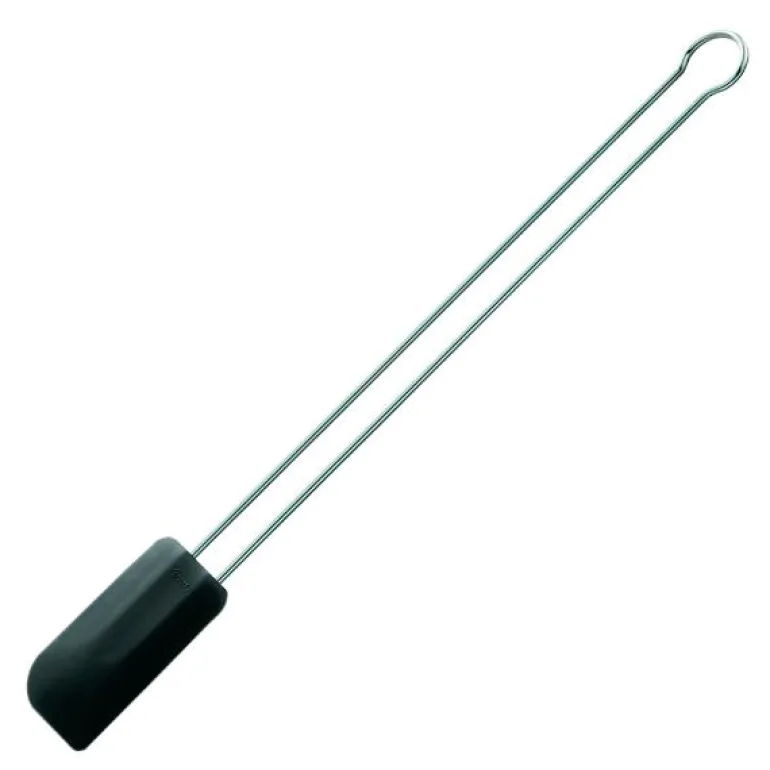 Slikkepott smal 26x2,75 cm stål/silikon