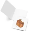 Små kunstkort brunost