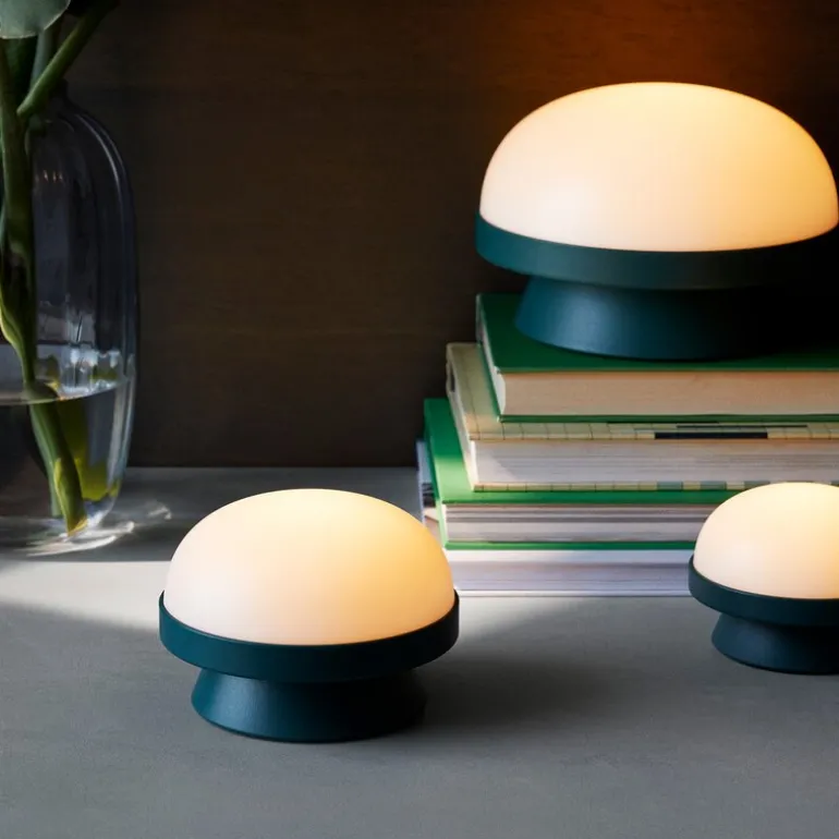 Soft spot solar dots lampe 8,5 cm forest green