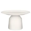 Solare høyt serveringsfat 24x14 cm hvit