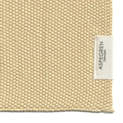 Solid kjøkkenklut strikket 26x26 cm 2 stk golden straw