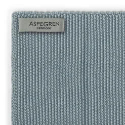 Solid kjøkkenklut strikket 26x26 cm 2 stk blue