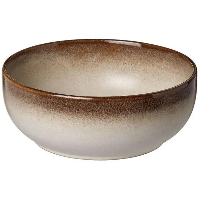Sonja salatskål 24x9 cm brun