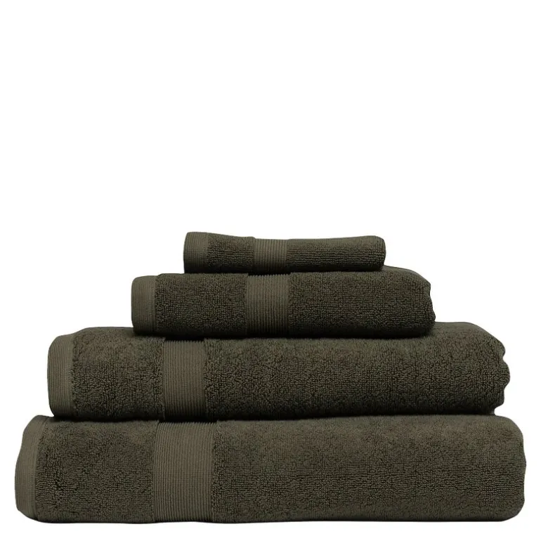 Spa håndkle 100x150 cm oliven