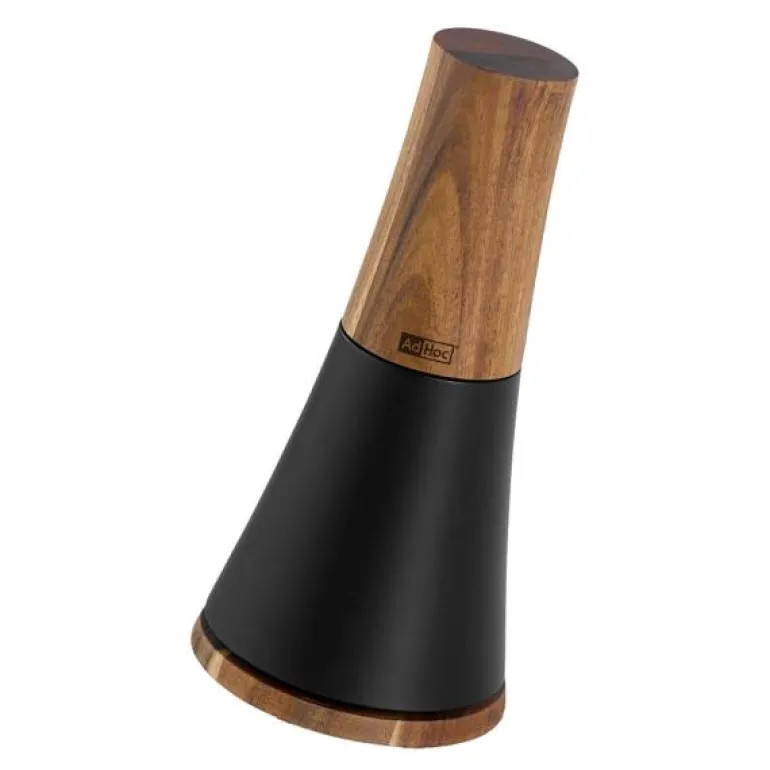 Spin krydderkvern H 18,5 cm brun/svart