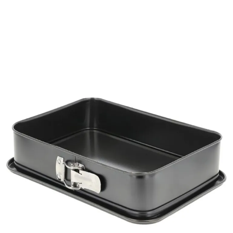 Springform rektangulær 28x20x6 cm rustfritt stål