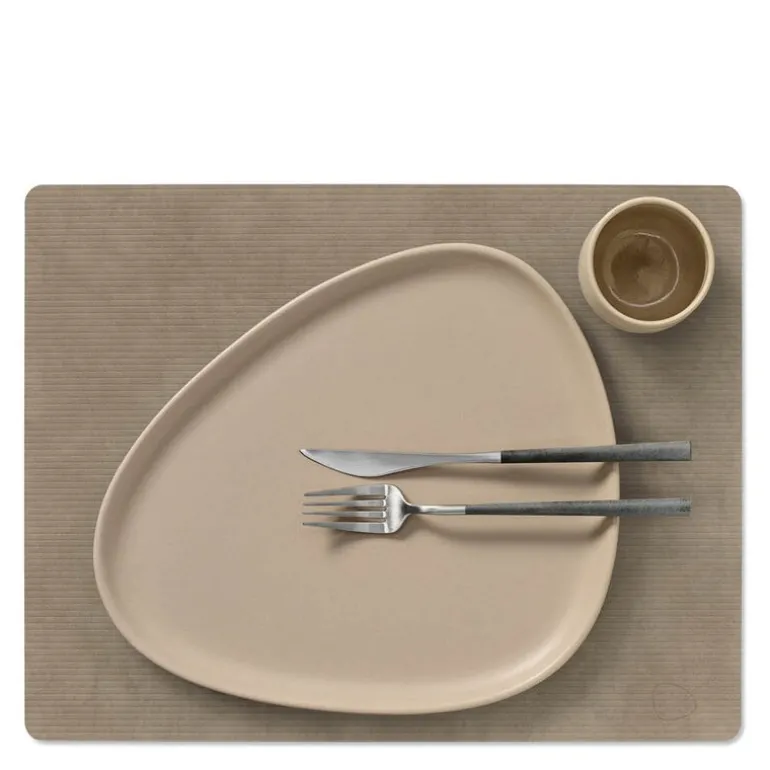 Square Corduroy spisebrikke 35x45 cm nomad grey