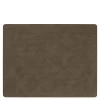 Square Corduroy spisebrikke 35x45 cm caviar