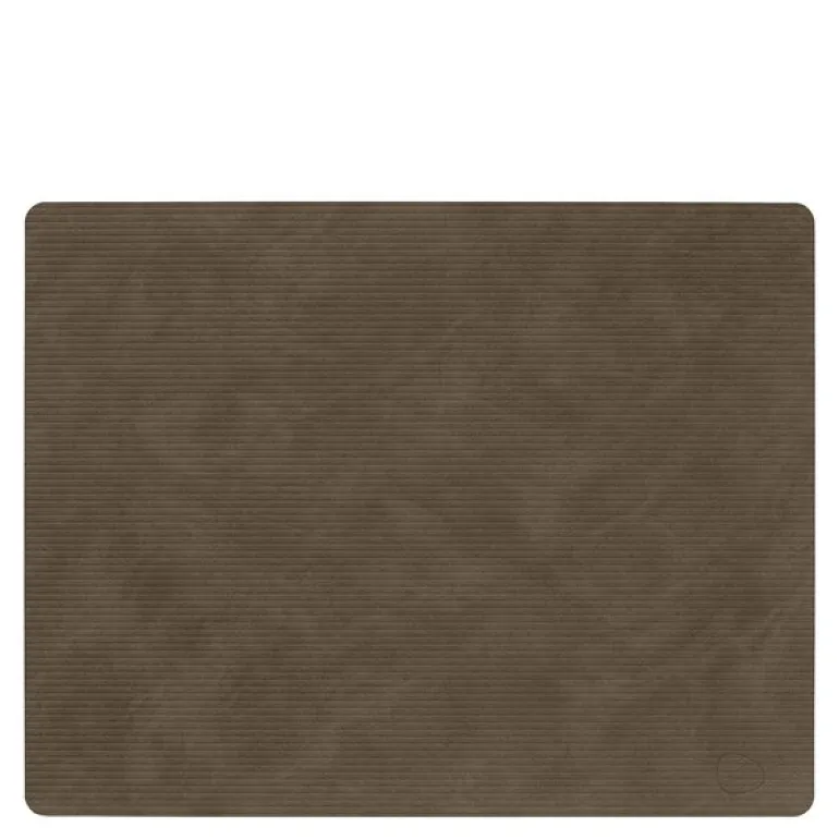 Square Corduroy spisebrikke 35x45 cm caviar