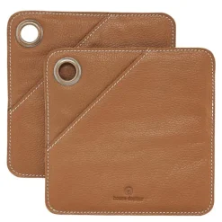 Square gryteklut 20,5 cm 2 stk brun