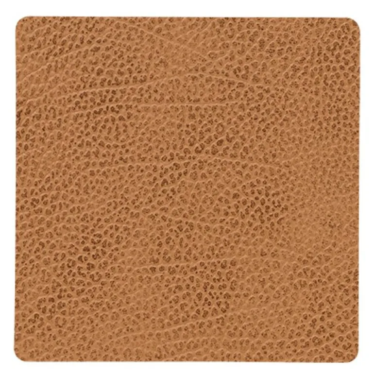 Square Hippo glassbrikke 10x10 cm natur