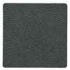 Square Hippo glassbrikke 10x10 cm svart-antrasitt