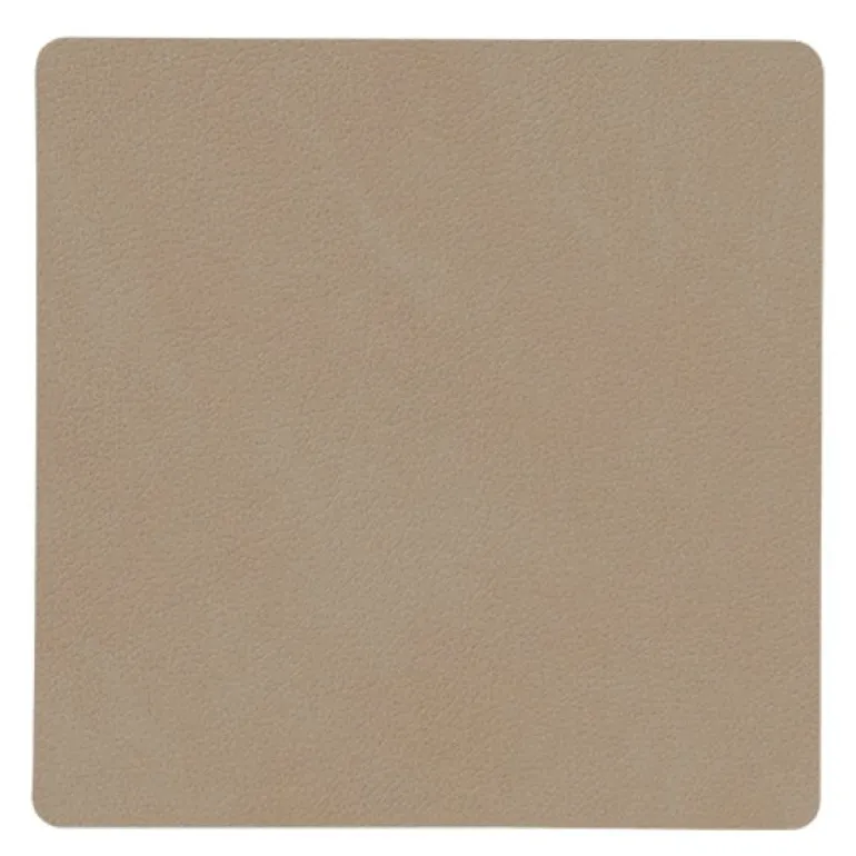 Square Nupo glassbrikke 10x10 cm clay brown