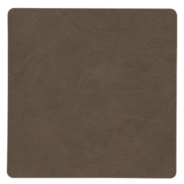 Square Nupo glassbrikke 10x10 cm caviar