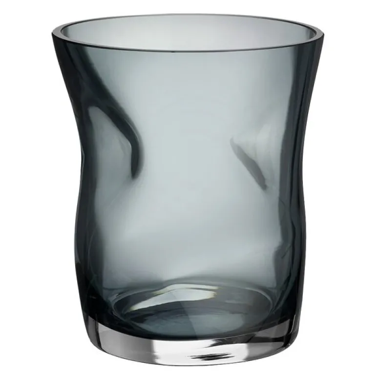 Squeeze tulipanvase 18 cm bluish grey