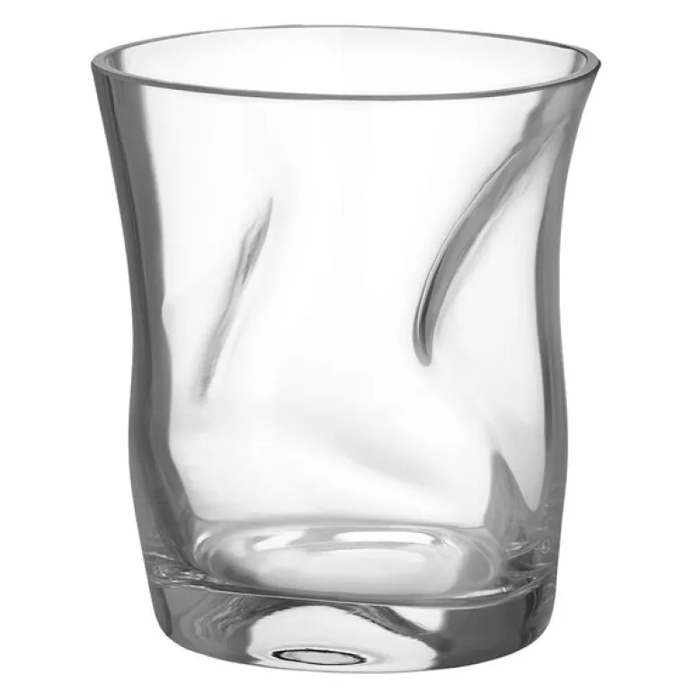 Squeeze tulipanvase 18 cm klar