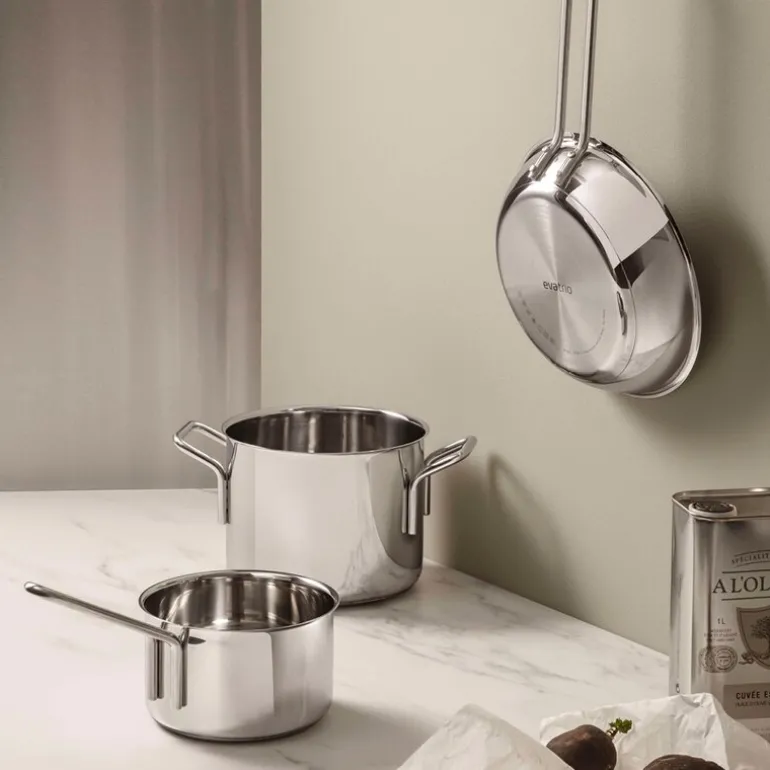Stainless Steel grytesett 3 deler
