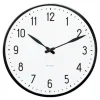 Station veggur 21 cm hvit/svart