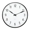 Station veggur 29 cm hvit/svart