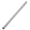 Steelpipe sugerør 15 cm blank