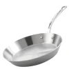 Stekepanne 30 cm rustfritt stål