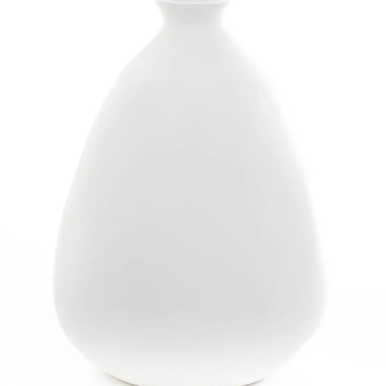 Stella krukke L 33x19 cm hvit