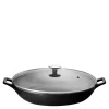 Stenfors buffetgryte med glasslokk 3L svart