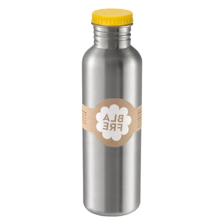 Stålflaske 750 ml gul