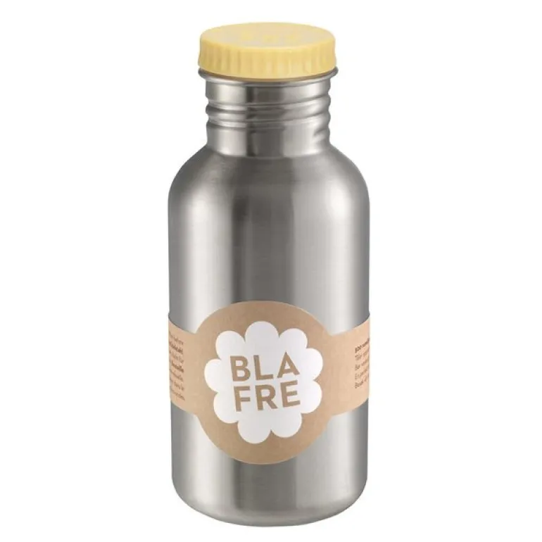 Stålflaske 500 ml lys gul