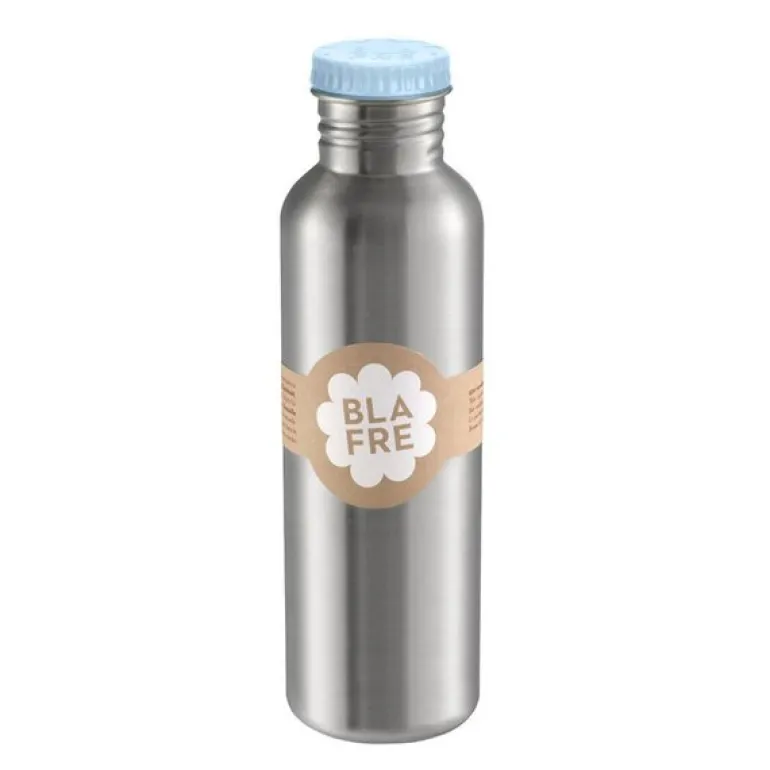 Stålflaske 750ml himmelblå