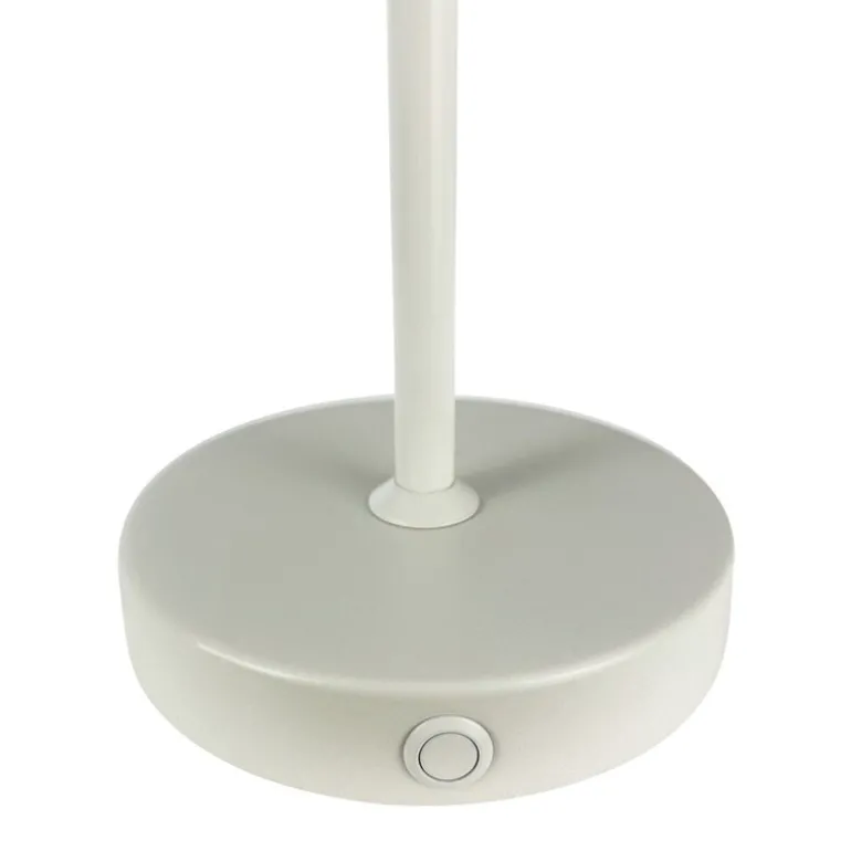 Stockholm portable bordlampe version 2 30 cm perlehvit