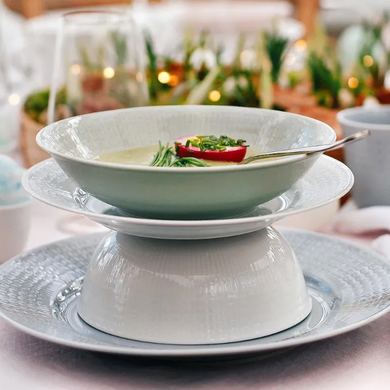Swedish Grace dyp tallerken 25 cm eng/grønn