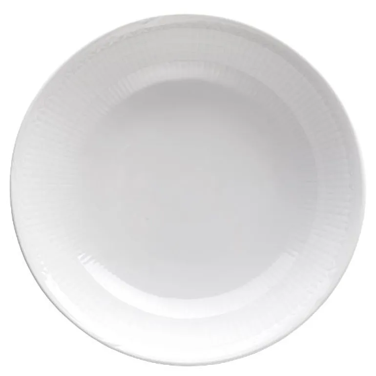 Swedish Grace dyp tallerken 19 cm snø/hvit