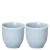 Swedish Grace eggeglass 4 cl 2 stk is/grå