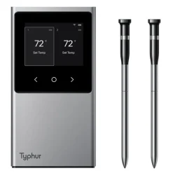 Sync Dual trådløst steketermometer sølv/svart