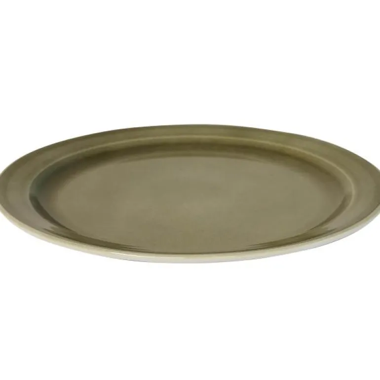 Tallerken 26,5 cm oliven
