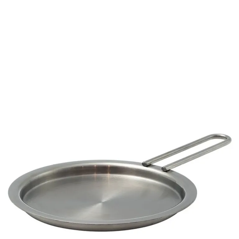 Tallerkenlokk 13 cm rustfritt stål